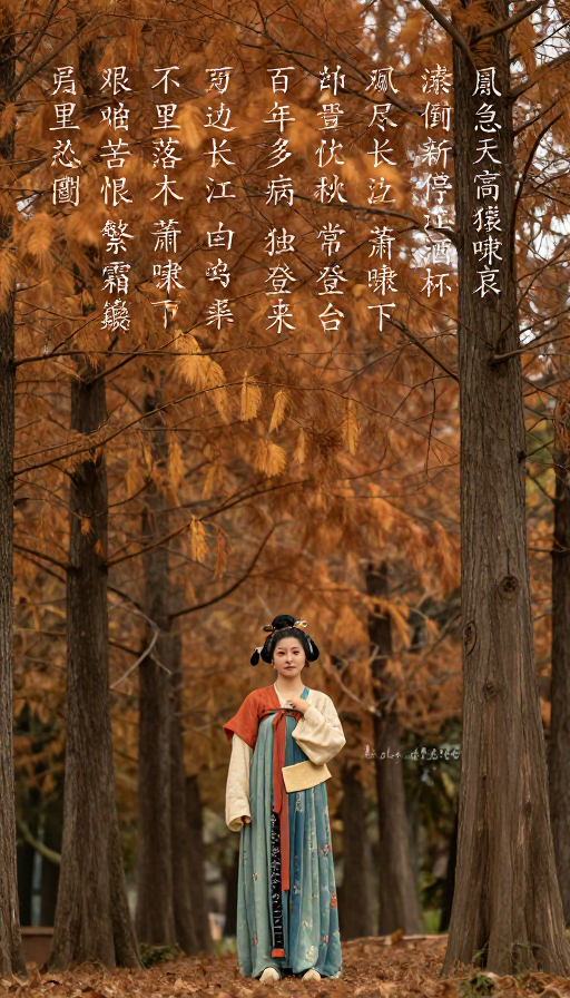 唐代秋景摄影:《登高》诗意实景呈现