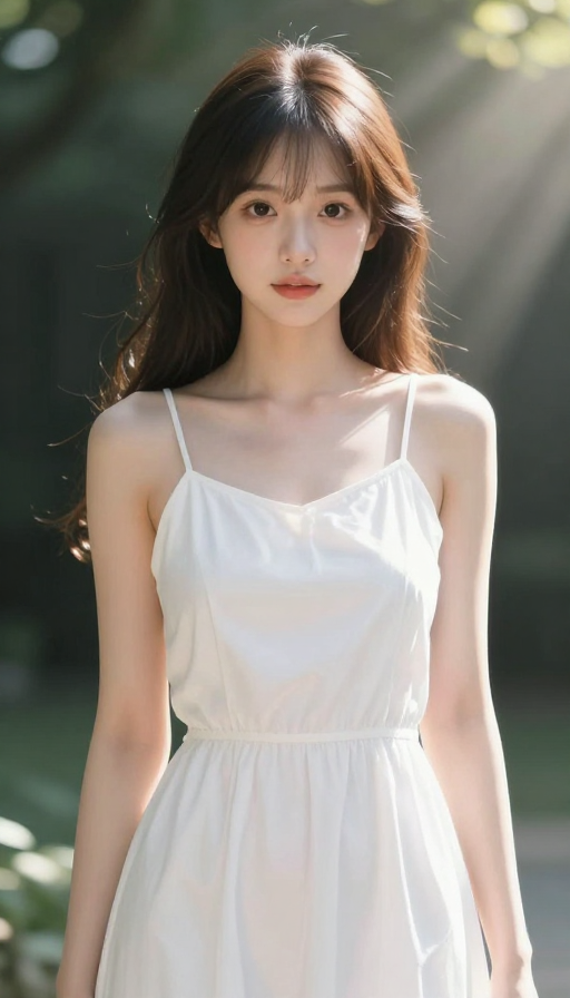 唯美动漫女神：极致立体与丁达尔光束的纯净之美