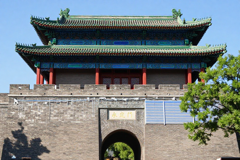 永定门城楼:古都风韵与历史建筑之美
