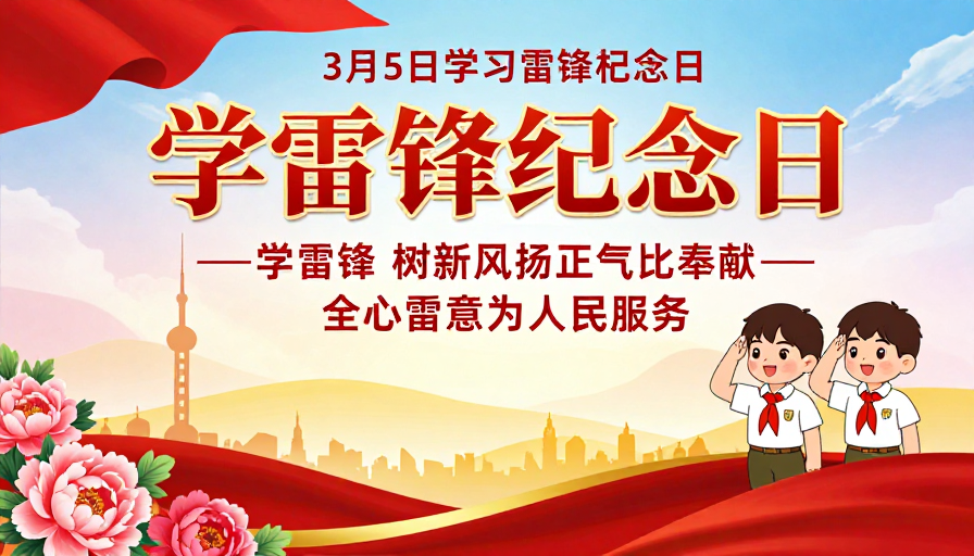 弘扬雷锋精神 庆祝三月五日本身
