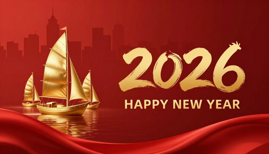 鎏金红韵·2026新年贺岁图