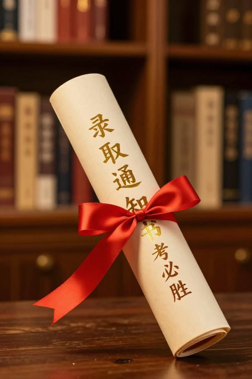 红丝系卷迎金榜，暖光书卷庆高考胜