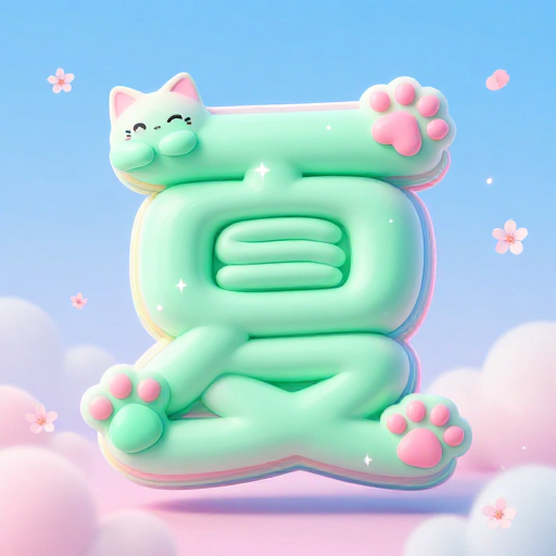 萌宠夏字 圆润萌趣