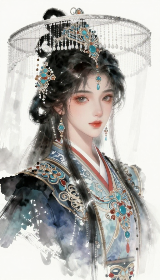 华丽水墨少年：光影流动之美