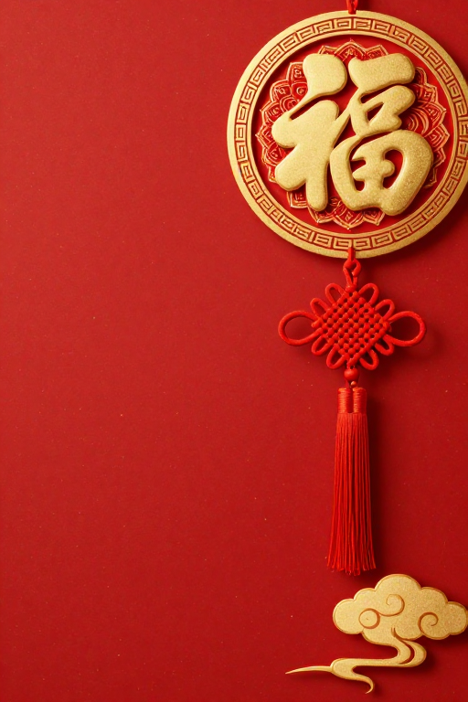 金红喜庆中国风背景素材