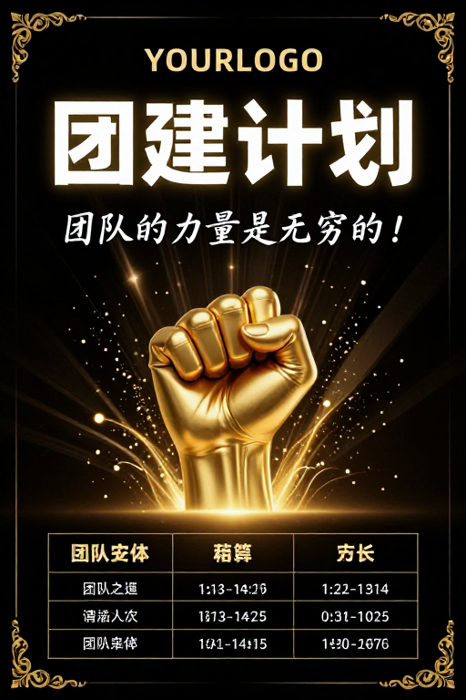 黑金质感团建计划：引爆团队无限能量！