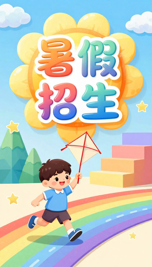 活力暑假 童趣启航：知识彩虹跑道
