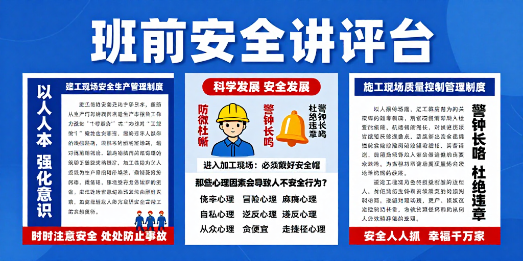 安全生产主题宣传海报设计