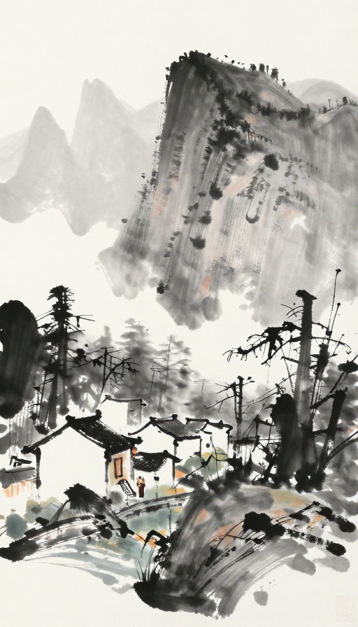 水墨山水:传统写意之美