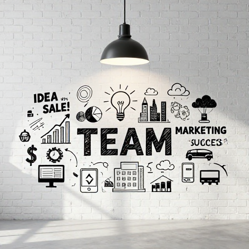 黑白工业风商业创意广告图