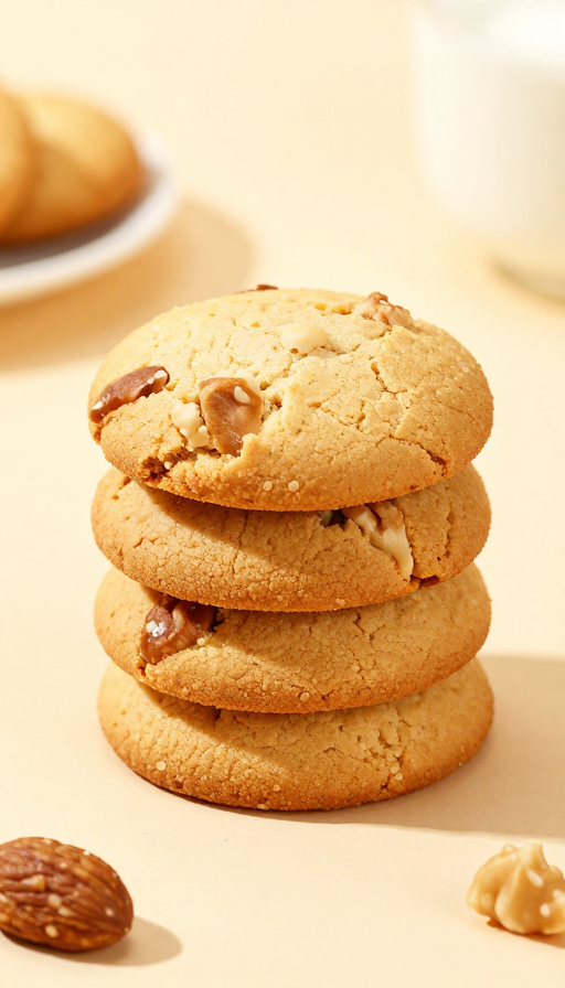 手工烘焙的坚果饼干：酥脆诱人的美食艺术