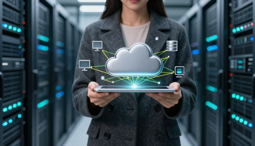 云端未来：女性驾驭数字生态的科技视觉