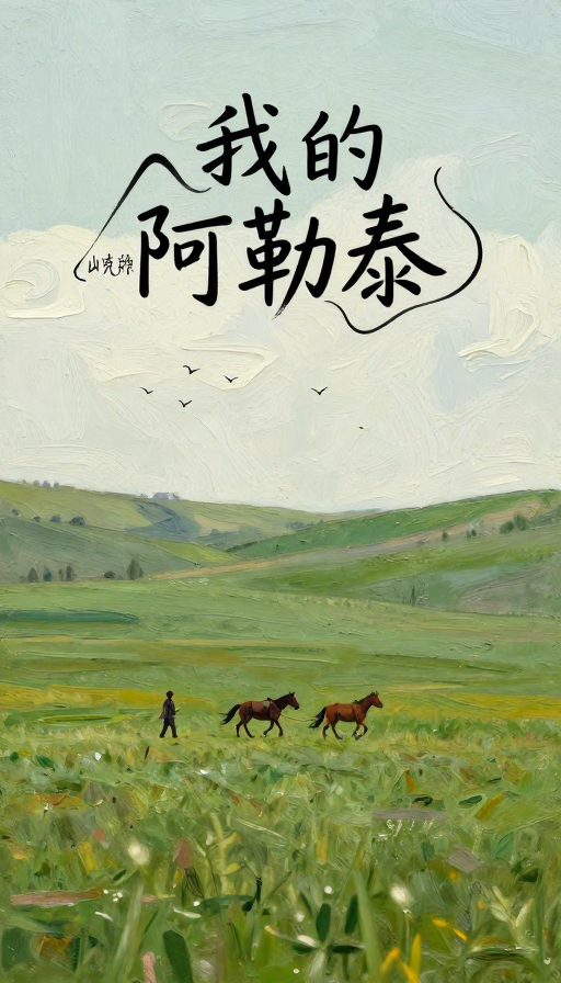 《我的阿勒泰》：油画风草原与诗意牧歌海报