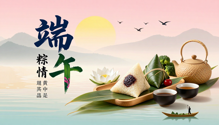 端午安康 中国风诗意海报设计