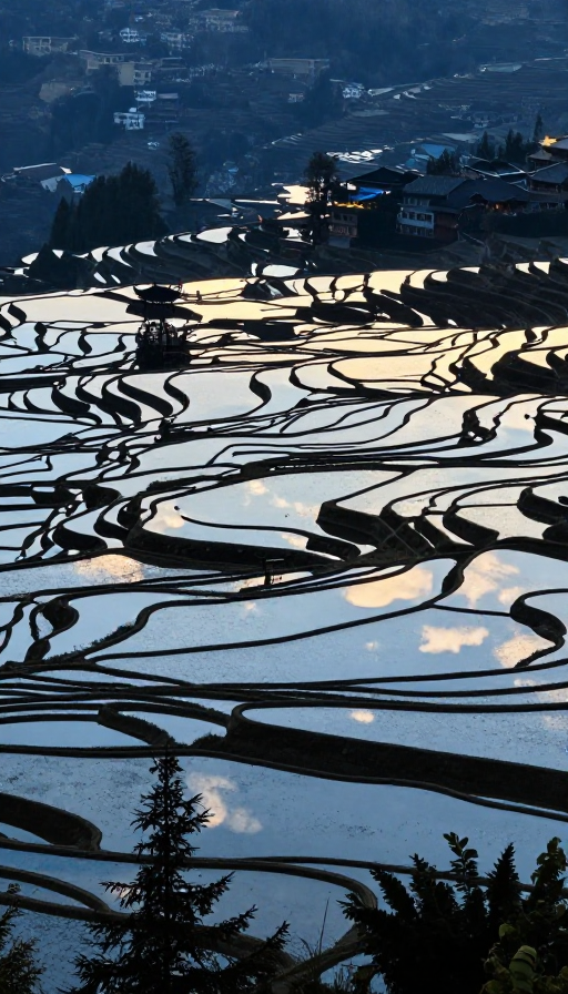 元阳梯田:大地调色板与心灵震撼的自然画卷