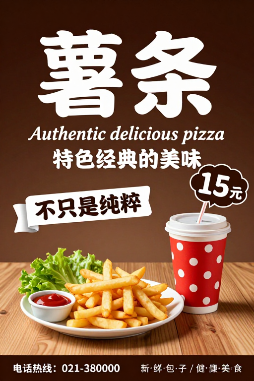 经典美味薯条,高级美食体验
