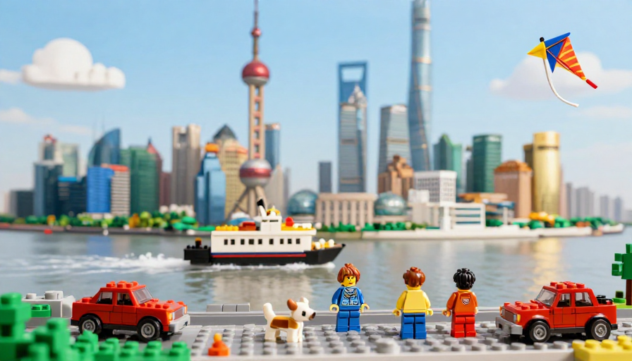 乐高上海外滩：童趣微缩场景定格动画