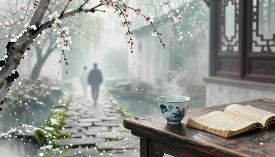 江南春晓:水墨中的静谧时光
