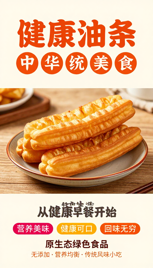 现推健康油条：传统美味新体验