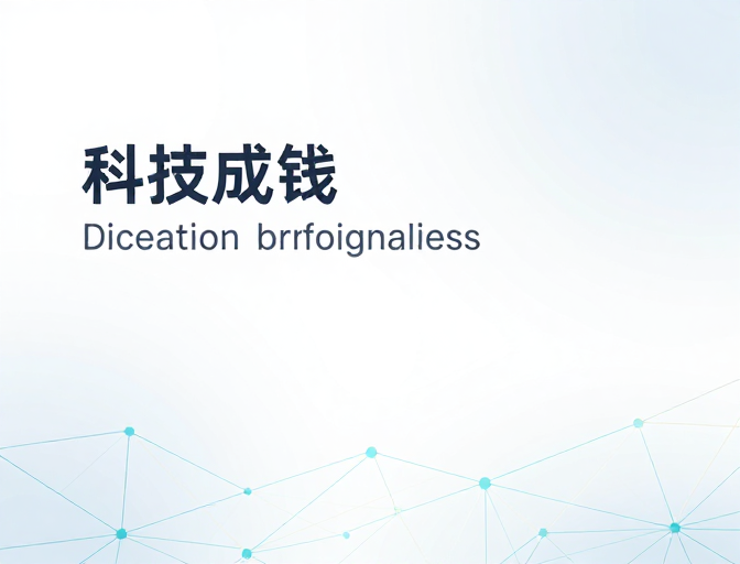 科技简约双页海报:轻盈数字连接与专业视觉表达