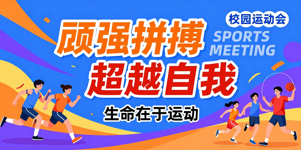 校园运动会:色彩动感 奋力拼搏