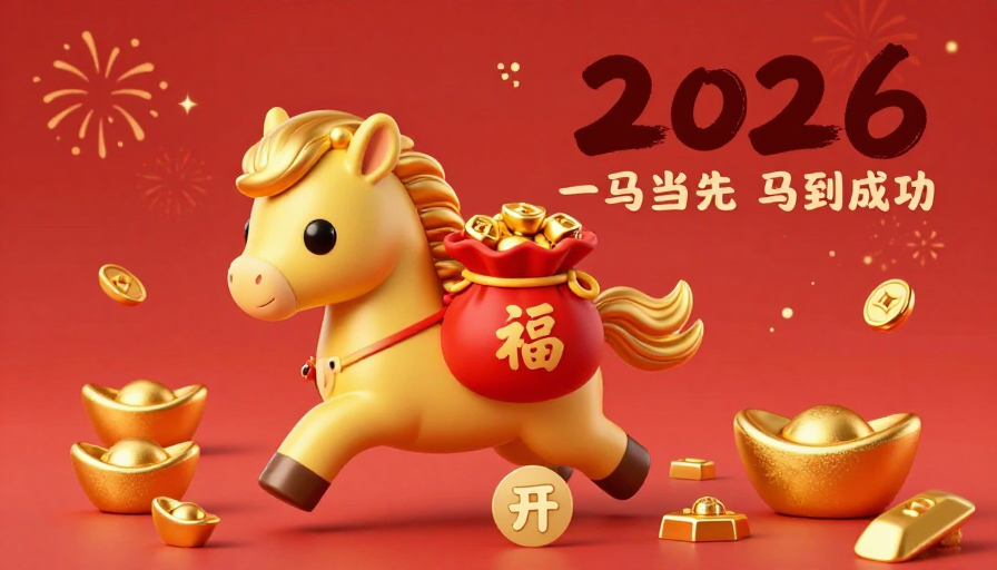 金骏迎福2026：萌马携财包新春大吉
