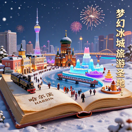 梦幻冰城：古籍里的哈尔滨冰雪夜景