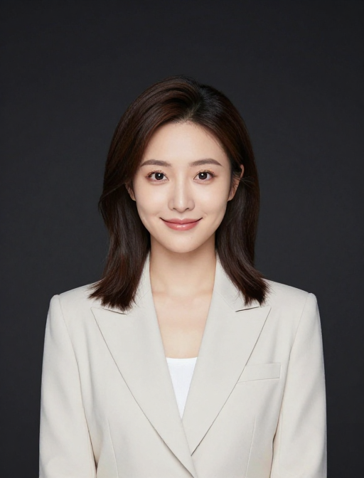 韩式高级商务形象照：知性优雅女性春装特写