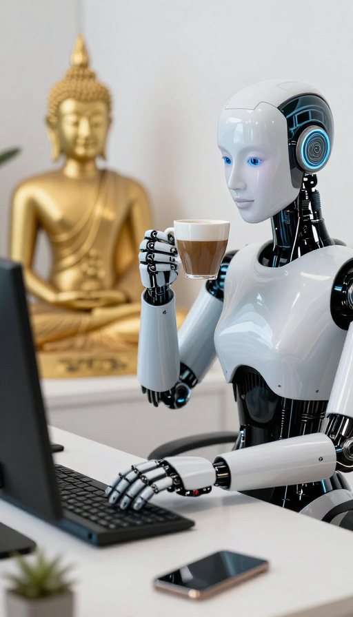 高效工作新伴侣:咖啡与机器人的默契时光