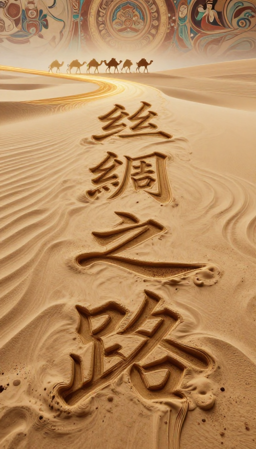 流沙丝路·敦煌狂草的三维艺术