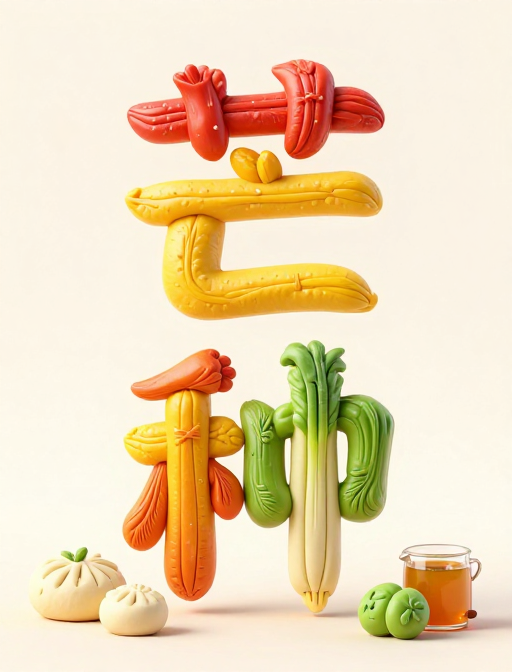 芒种祈福:超现实彩色面点祭祀