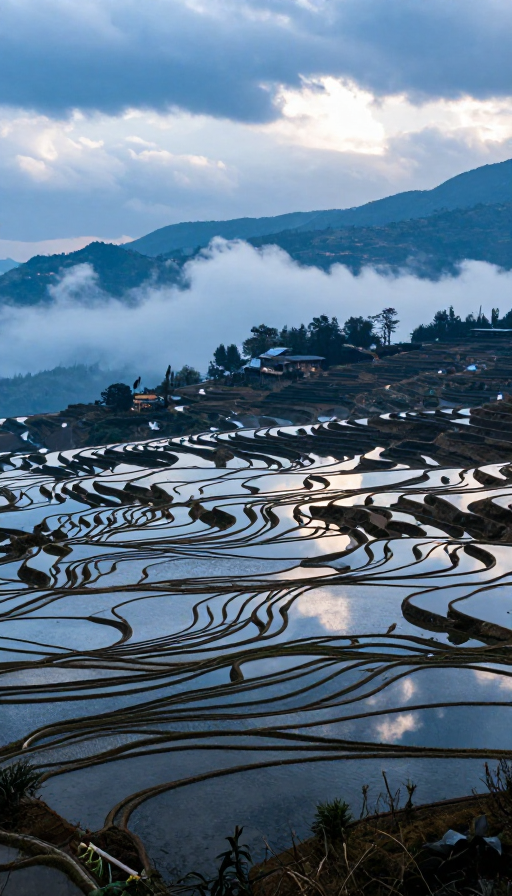 元阳梯田:大地的调色板与心灵震撼的自然画卷