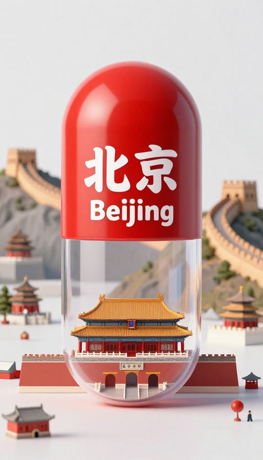 胶囊北京微缩景观:故宫与长城的3D艺术呈现