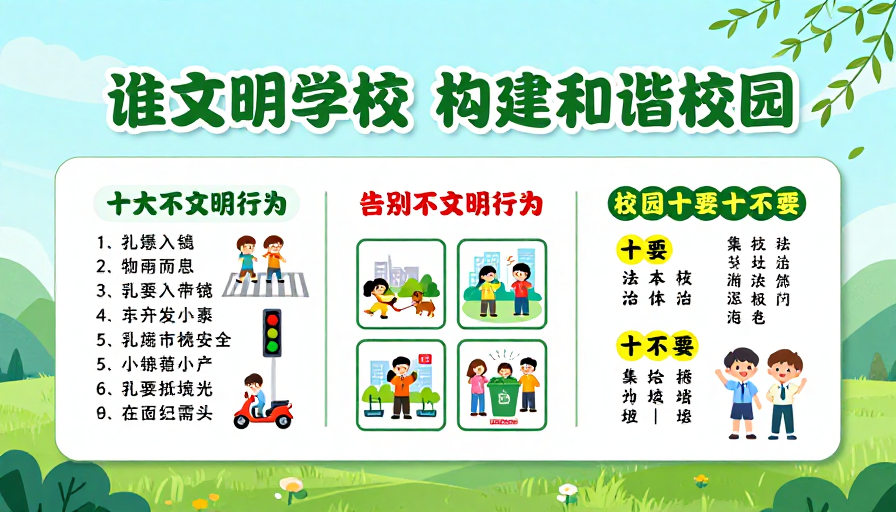 创建文明学校 构建和谐校园