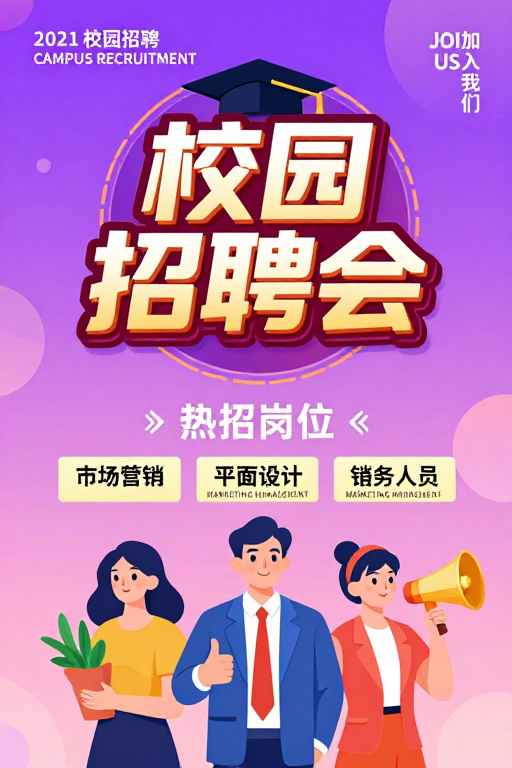 活力校园招聘会:2021青春招募启航
