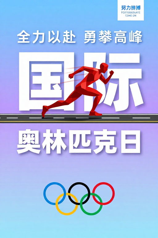 国际奥林匹克日:青春活力与竞技精神的现代视觉表达