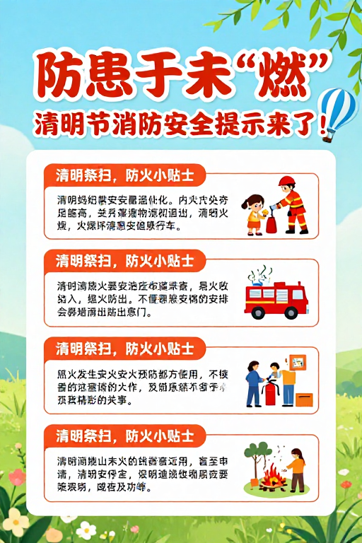 清明防火安全小贴士 防患于未燃