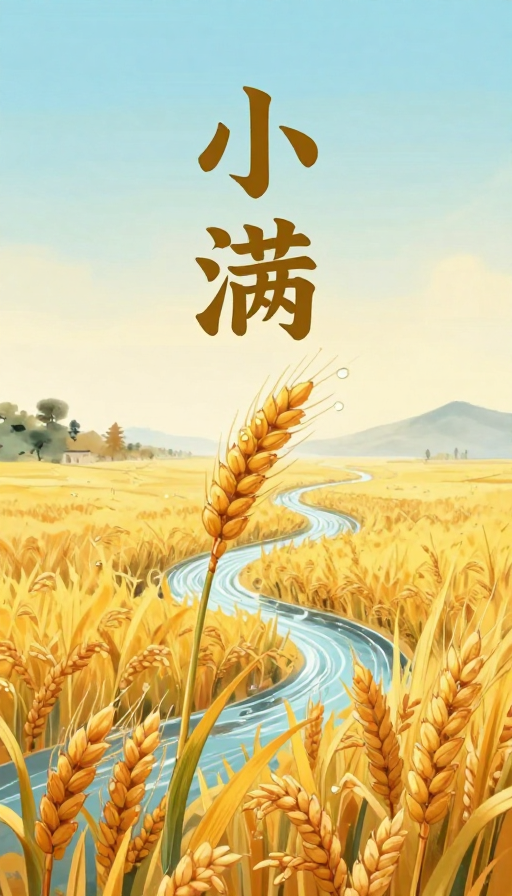 小满润田：水墨田园的温润诗篇