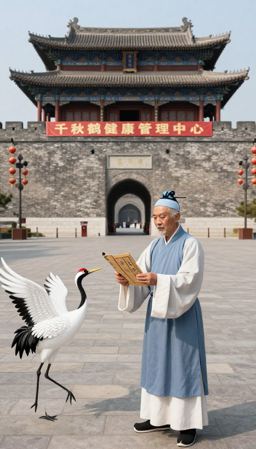 古韵传承：老中医诵经，鹤鸣千秋鹤健康