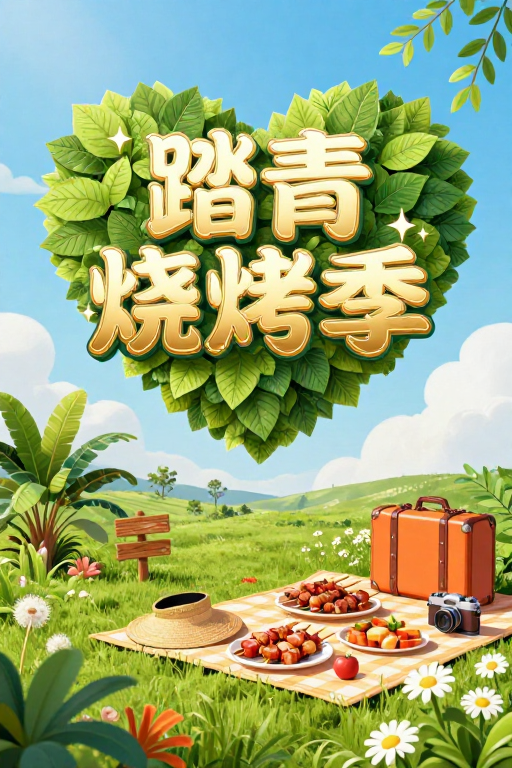春日踏青烧烤季：自然野趣与金色盛宴