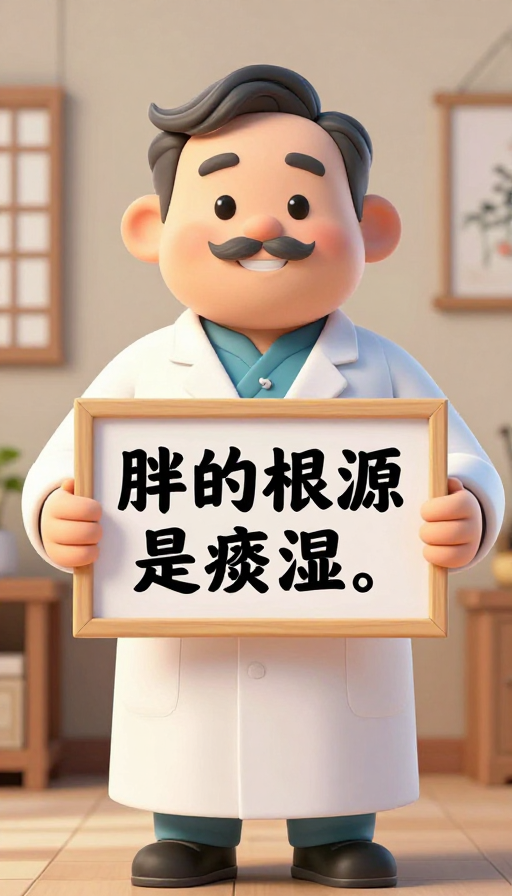 可爱老中医揭秘:胖的根源竟是痰湿!