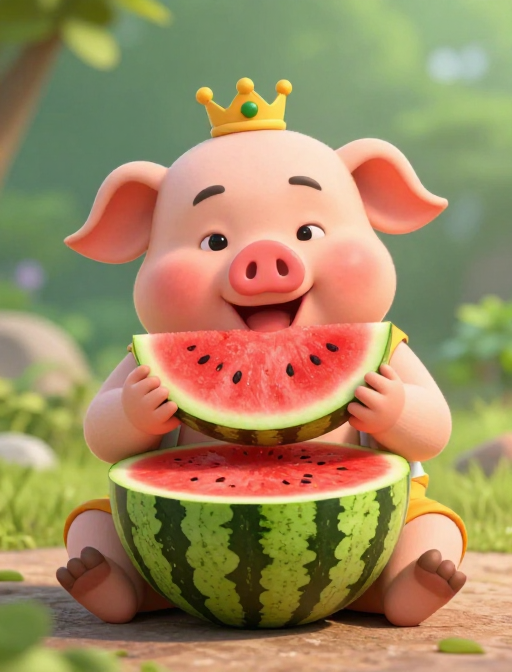 Q版八戒瓜地偷食趣