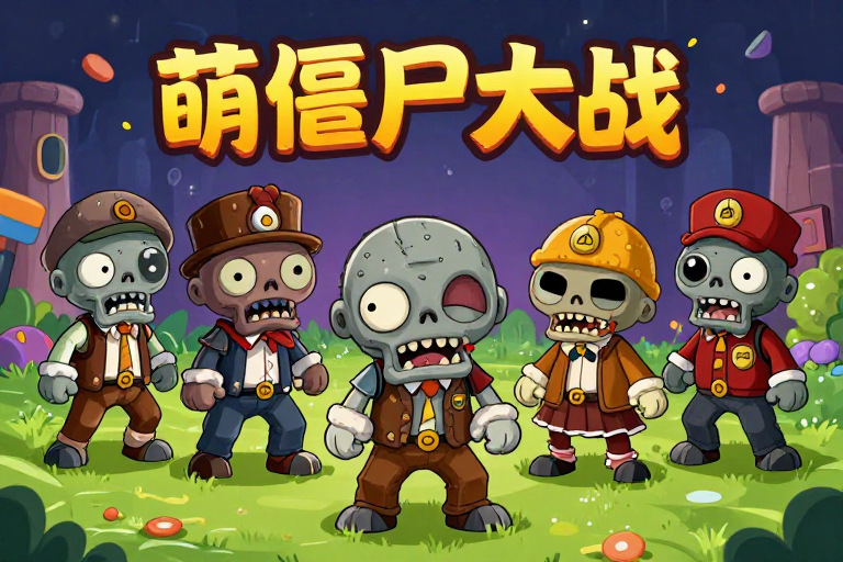 萌趣大战：僵尸与人类的可爱对决