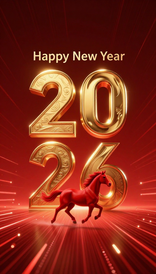 未来科技2026新年倒计时主视觉海报