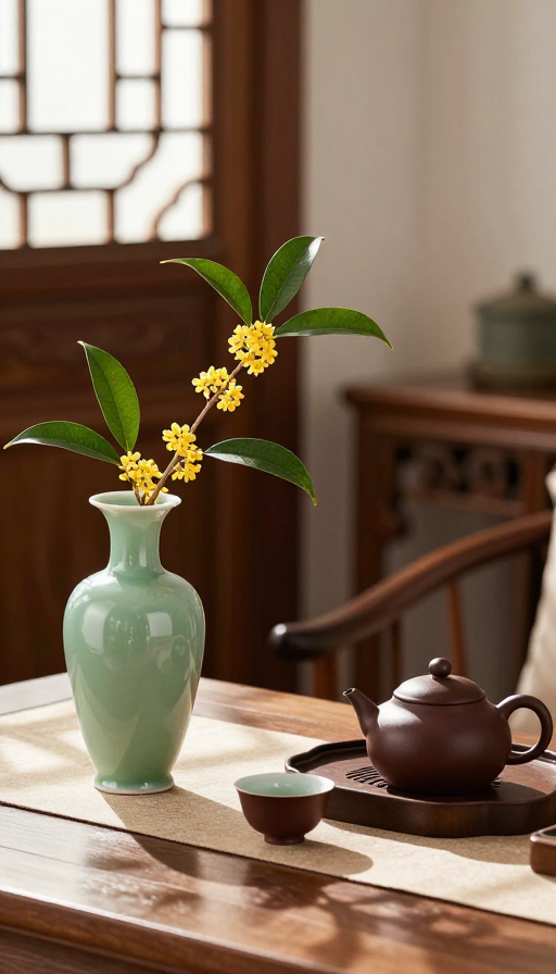 静谧禅意：中式茶席光影特写