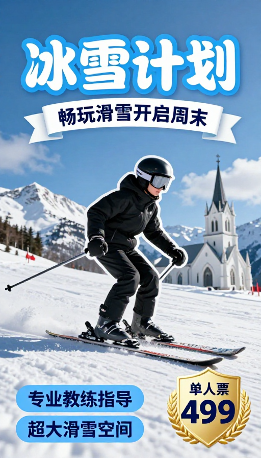 冰雪计划:畅享周末滑雪乐趣