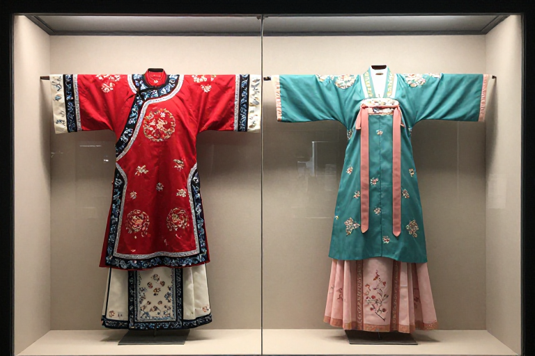 非遗瑰宝:博物馆中式长袍艺术展