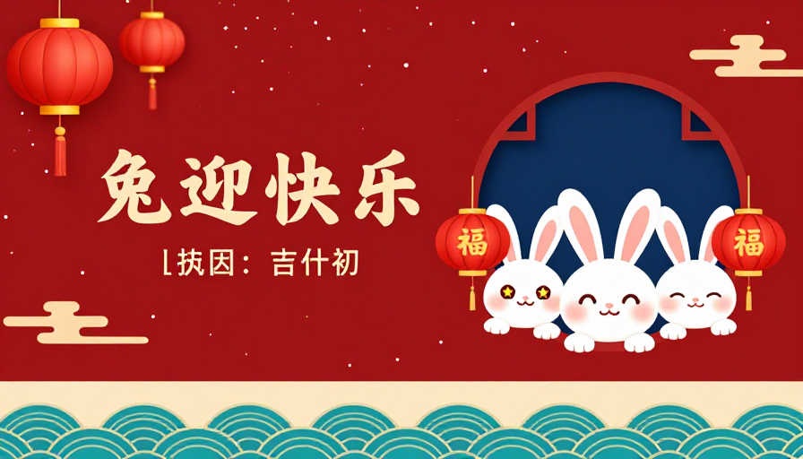 兔年福到·喜庆灯笼插画设计