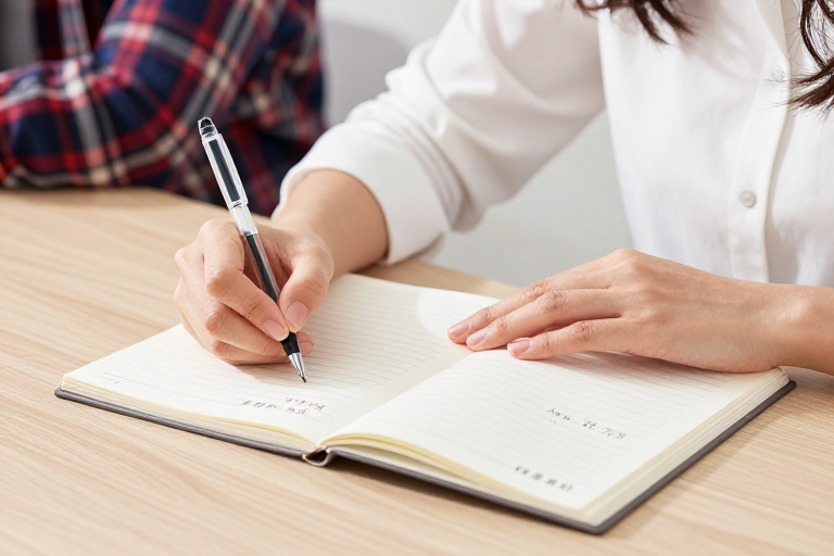 专注学习时刻：温暖光影下的高效复习