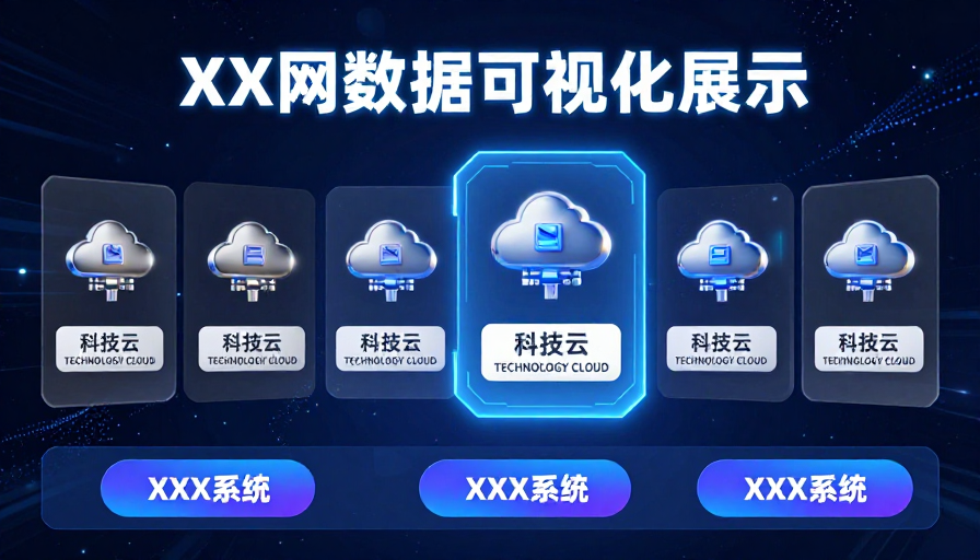 未来数字驾驶舱：深蓝宇宙数据可视化界面